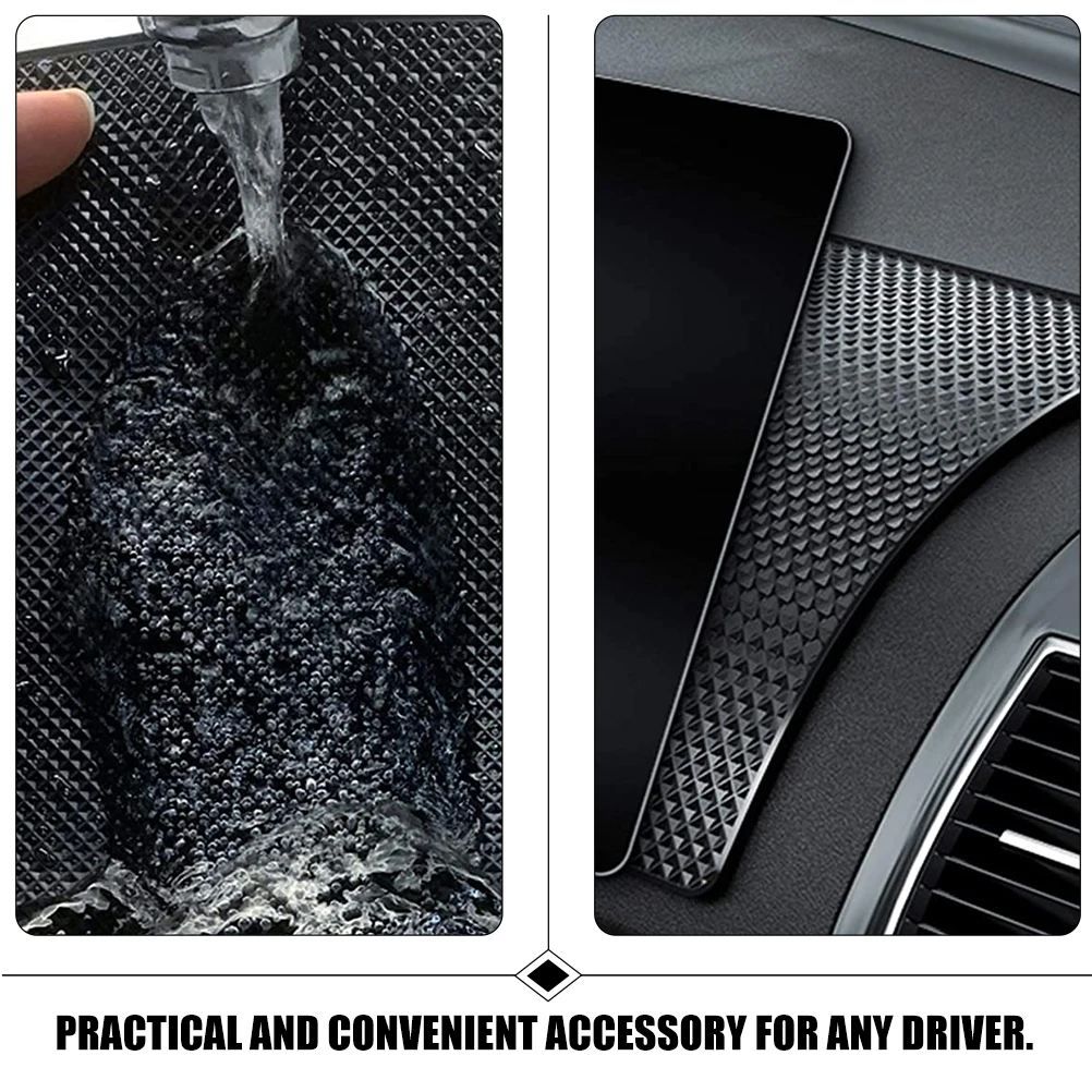 

2Pcs Non Slip Car Dashboard Pads Stylish and Functional Polyurethane Mat for Interior Pad for Car Dashboard Dash Pad