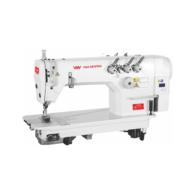 

VMA V-8560D Direct Drive Three Needle Chain Stitch Double Pulley Lockstitch Sewing Machine