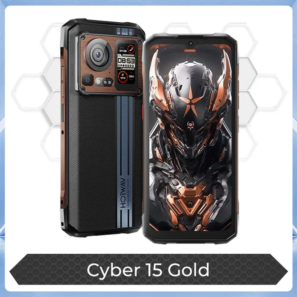 HOTWAV Cyber 15 Rugged 24GB 256GB 200MP PixSmart G99 6.6FHD+ 120Hz 6280mAh Ultra-thin NFC Global Version