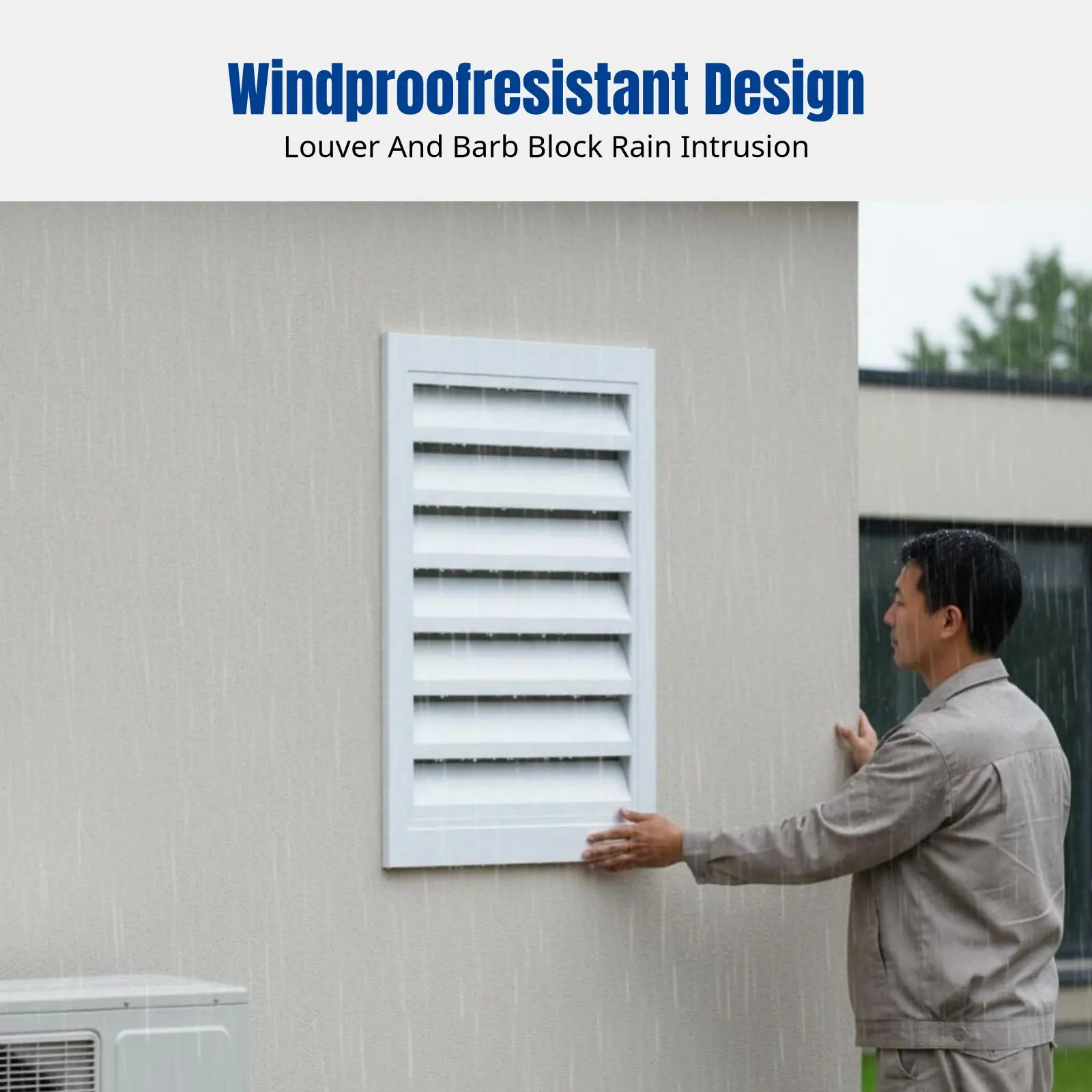 

Вентиляционная решетка из алюминиевого сплава, водонепроницаемая наружная настенная решетка, защитная крышка для вытяжки кондиционера от дождя