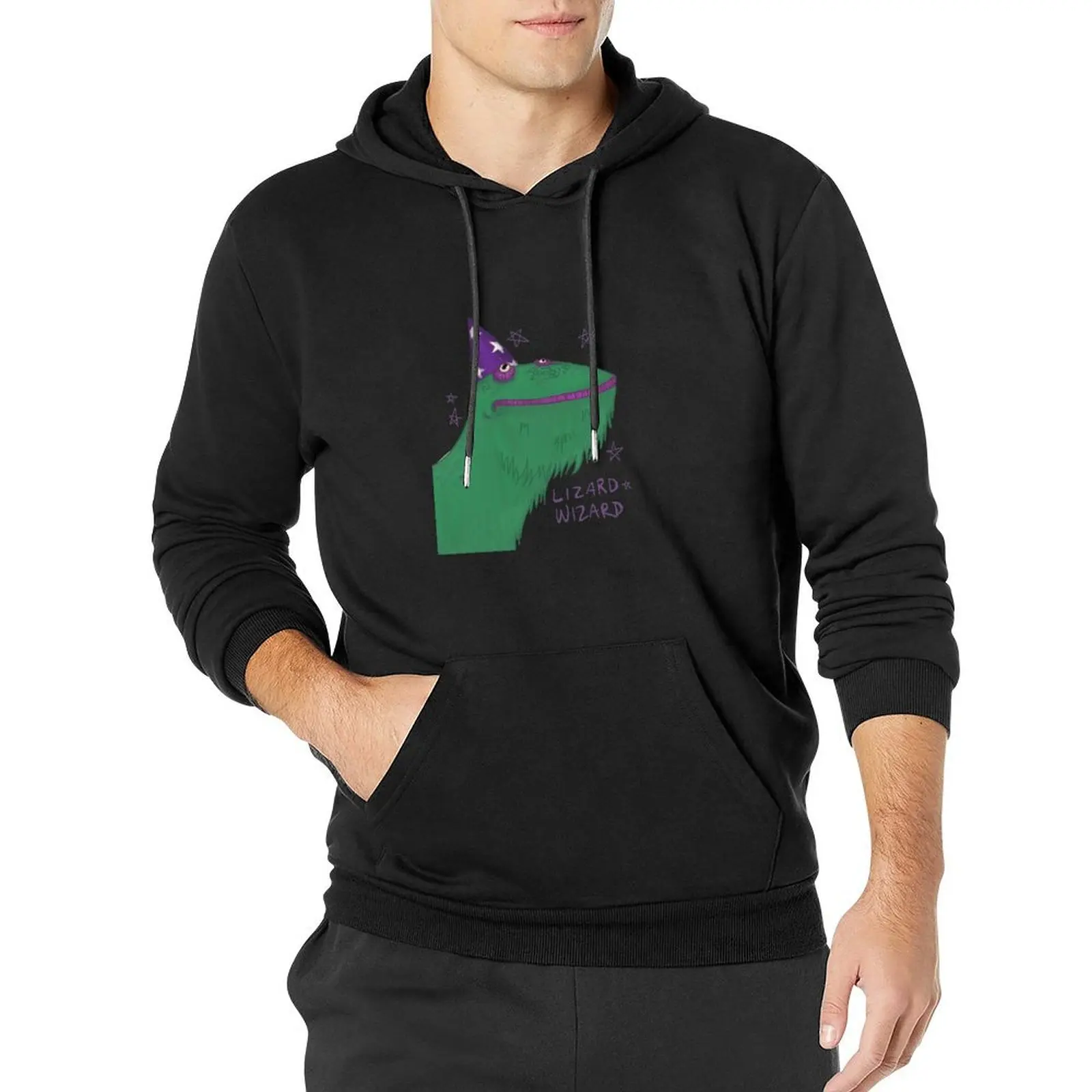 

lizard wizard Pullover Hoodie mens designer clothes streetwear men hoodies and sweatshirts new