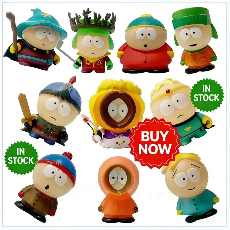 

IN STOCK NEW-hot South Park Anime Figure The Stick of Truth Kenny McCormick Stan Marsh Cute Lovely Dolls American Band Ornaments