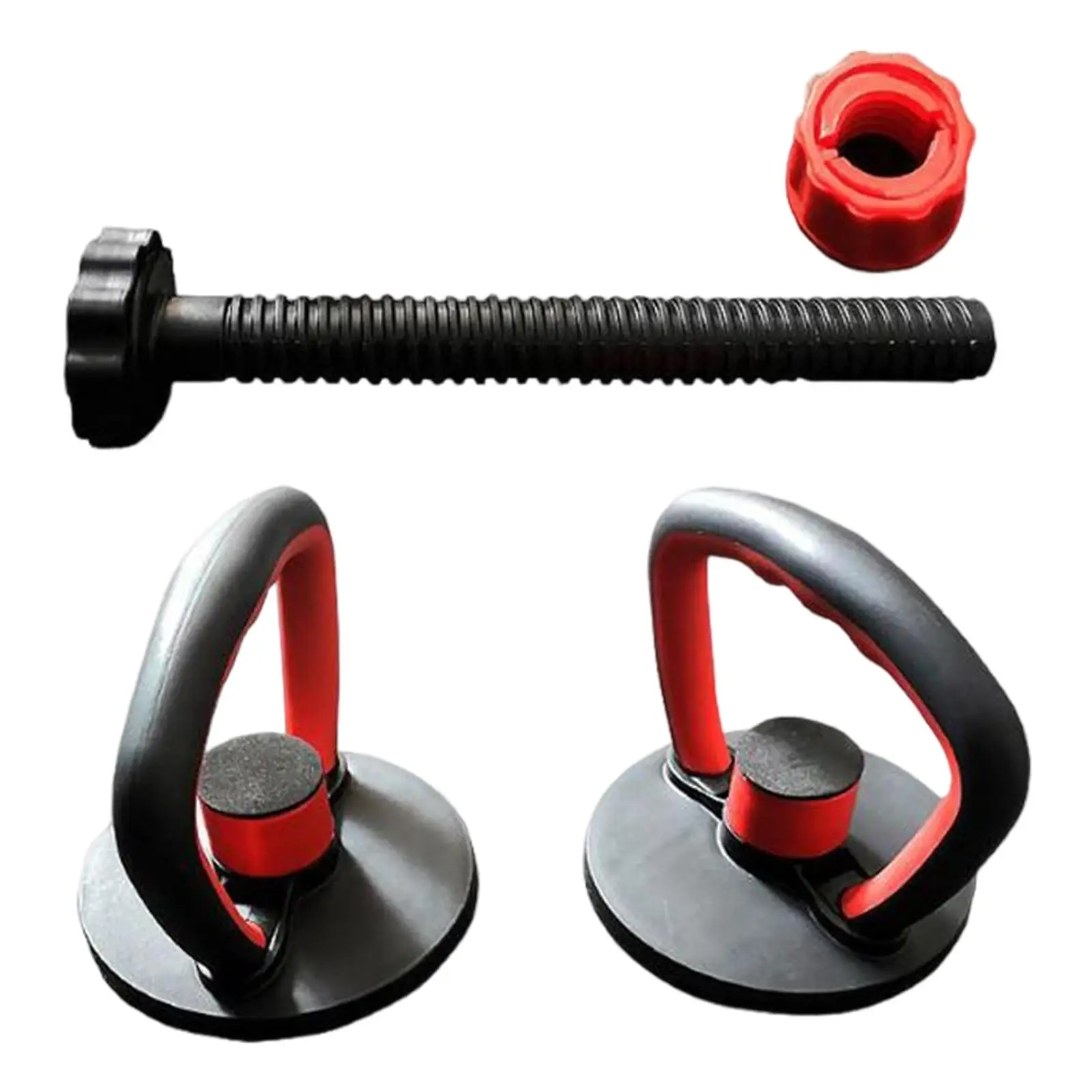 Adjustable Kettlebell Handle for Plates Weights Dumbbell Grip Workout Exercise Home Gym Strength Training Bodybuilding Equipment