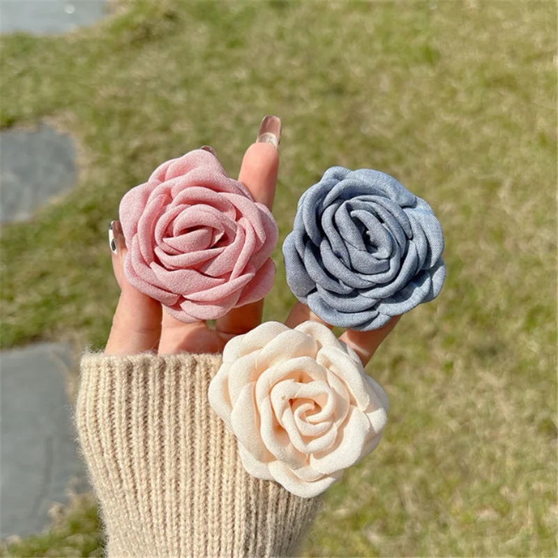 

Cloth Flower Mobile Phone Holder Stand Grip Mount Cell Phone Bracket Grip For IPhone 15 16 Samsung Huawei Foldable Hoder