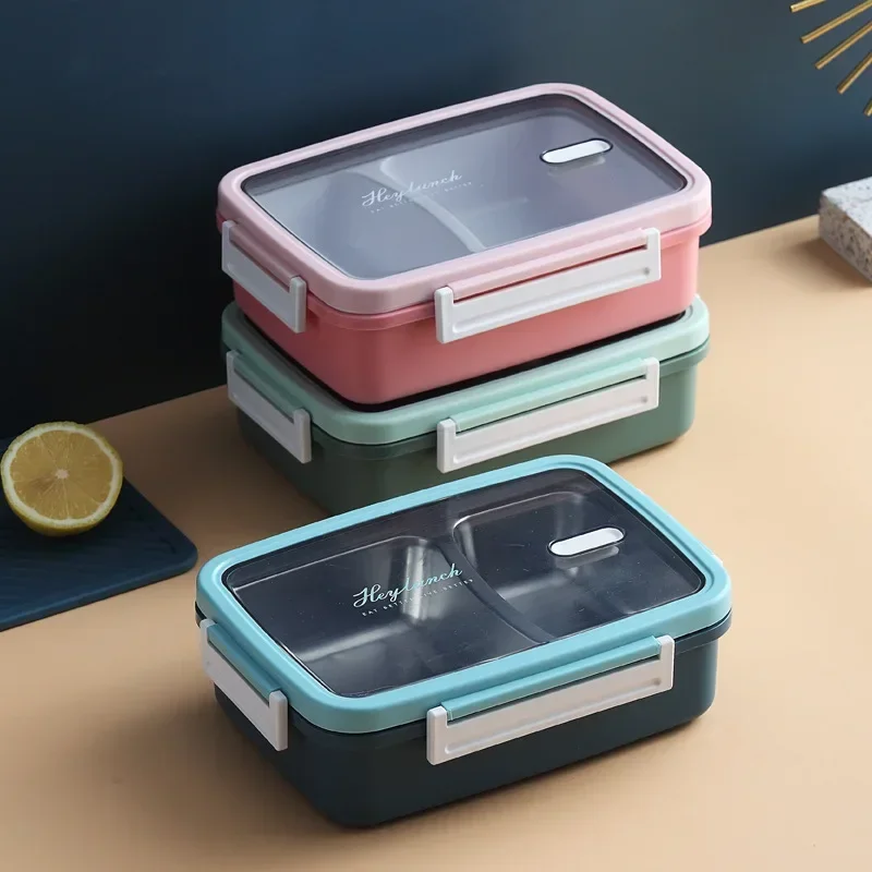 

304 Stainless Steel Portable Bento Lunch Box for Primary School Students Work Thermal Insulation Food Box Fiambreras Para Comida