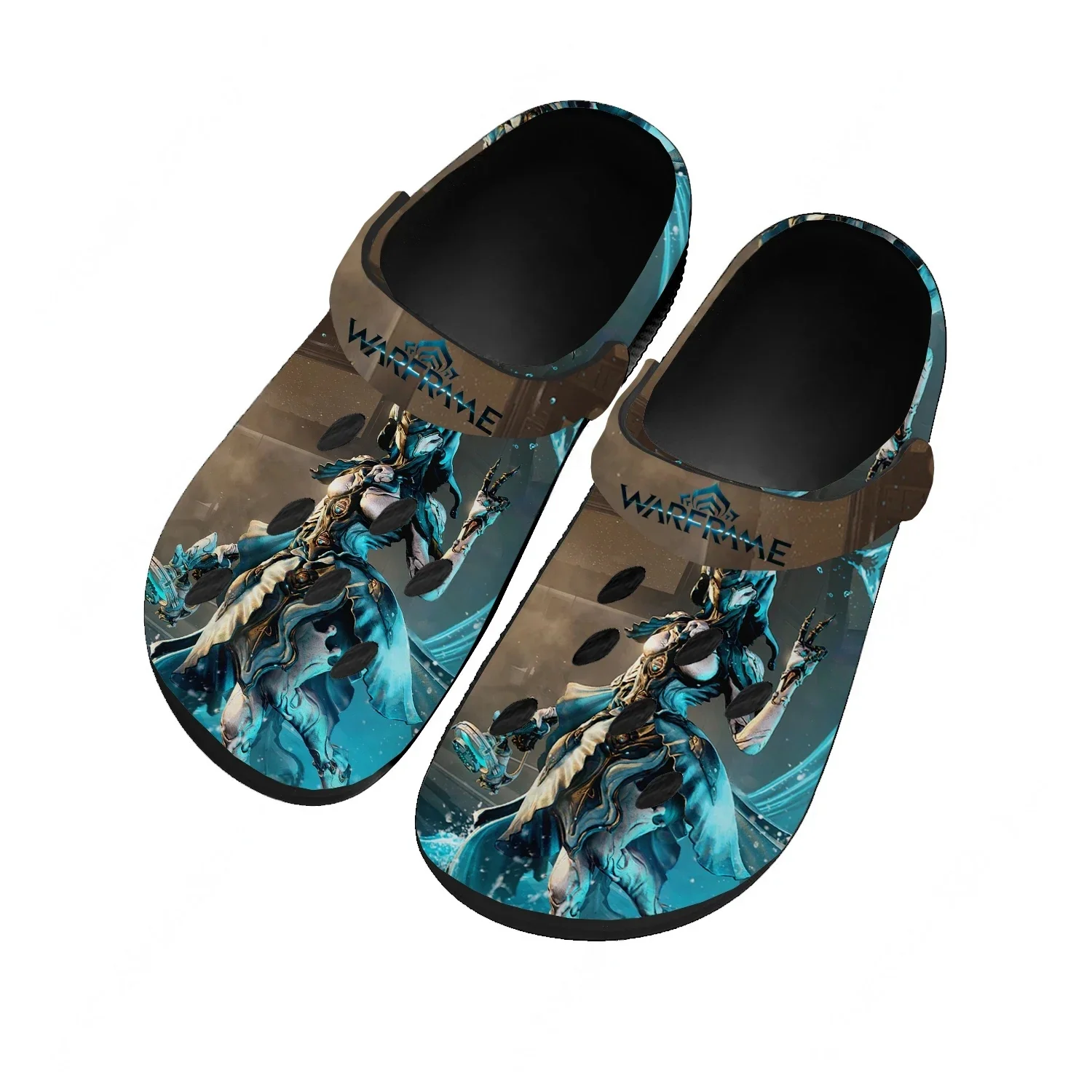 

Warframe Water Shoes Men Women Teenager Comfortable Home Garden Clogs Custom Sandals Beach Breathable Hole Slippers