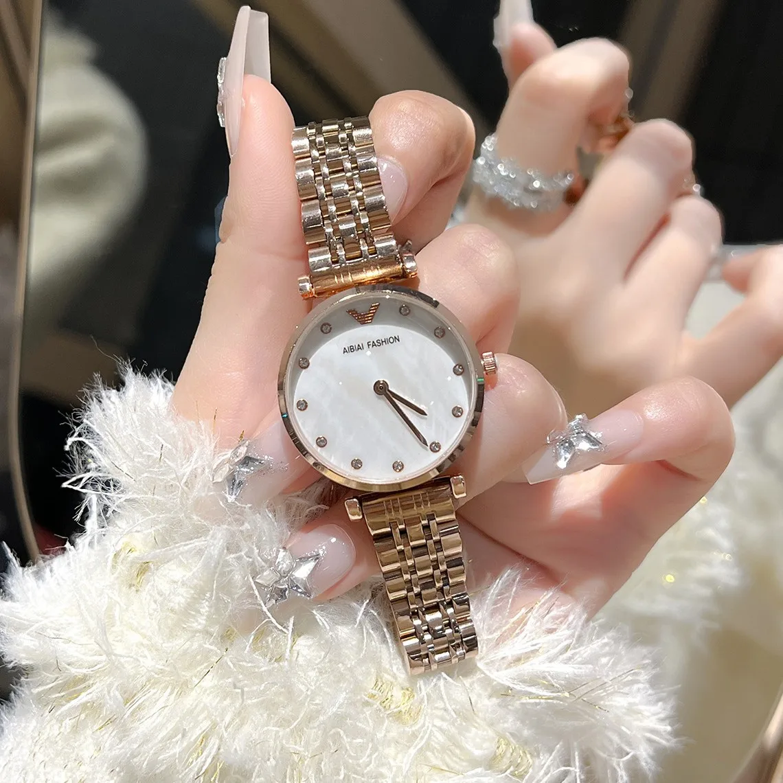 

Luxury Women's Watches Elegant Luxury Gold Watch for Women Quartz Wristwatches Ladies Relojes Para Mujer