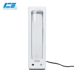 IceManCooler DX5-240 White ARGB Reservoir D5 Pump Top,Water Tank With Bracket ,+5V 3PIN Support AURA Motherboard
