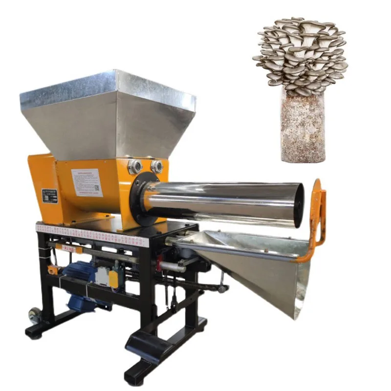 Small Electric Semi-Automatic Mushroom Spawn Filling Machine Motor-Driven Plastic Bag Bagger Food Grade Powder Materials