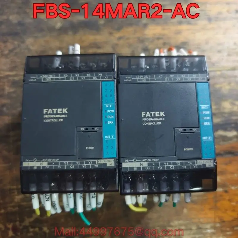 

Second-hand FBS-14MAR2-AC PLC controller functional test is normal