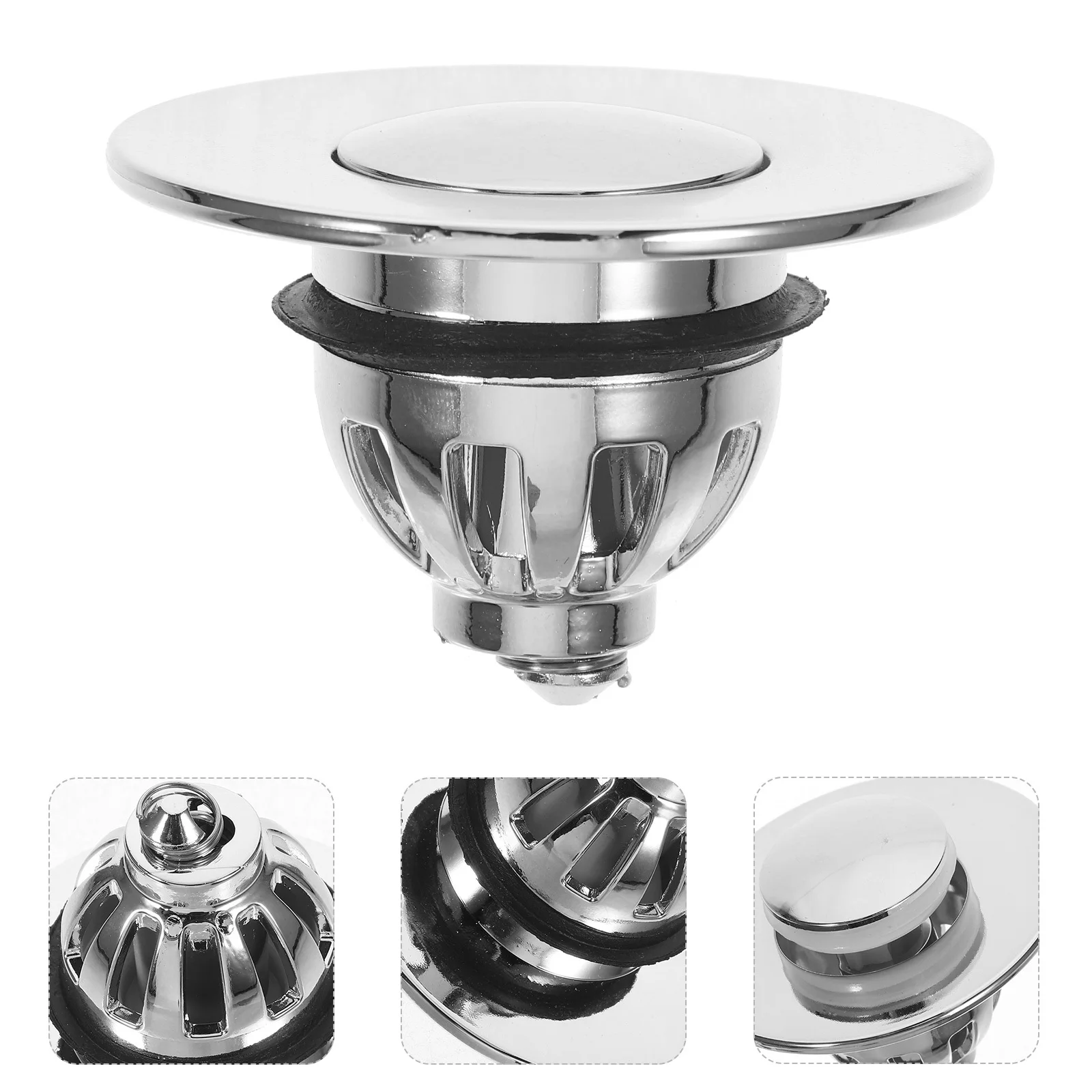 حوض الاستحمام استنزاف سدادة البلاستيك سهلة التركيب بالوعة الحمام التوصيل حوض بالوعة قابس التصريف تصفية الشعر سدادة حوض الاستحمام #2