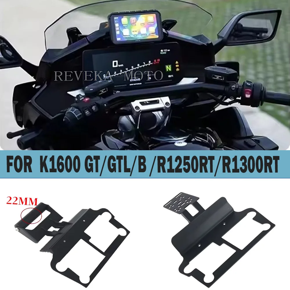 

New Motorcycle Navigation mount For BMW R1250RT RT1250 2022-2026 For BMW K1600 GT/GTL/B Mobile Phone Navigation Mounting Bracket