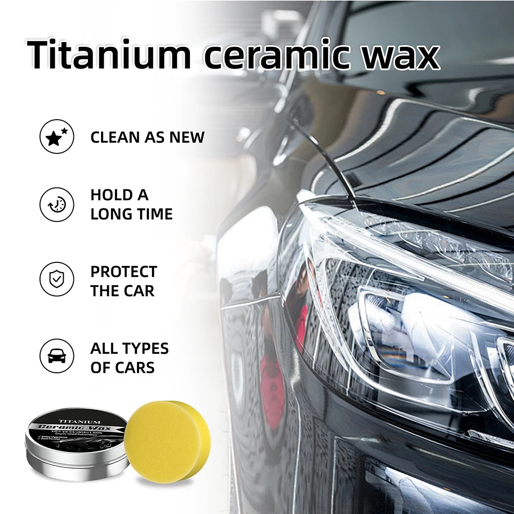 100 กรัม เซรามิก แวกซ์ ครีมเคล - Car Wax Ceramic Coating บทวิจารณ์และราคา