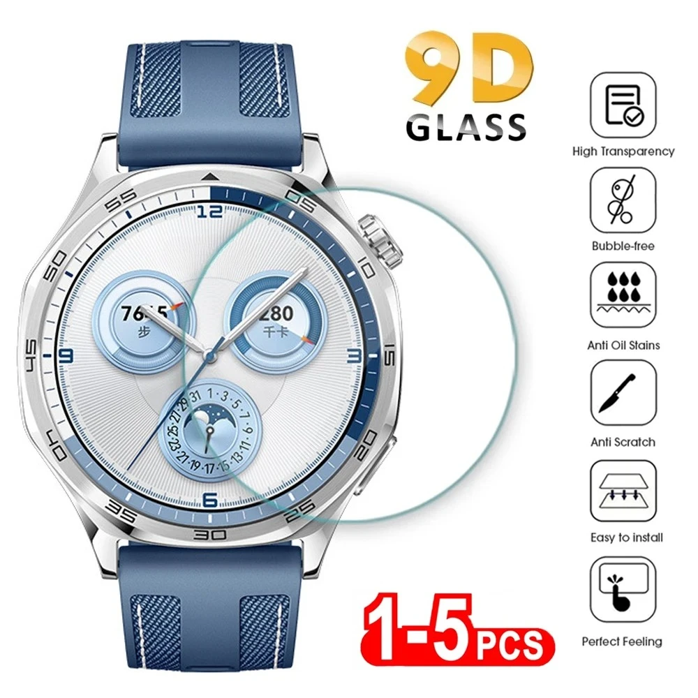 

1-5PCS Protective Glass For HUAWEI Watch GT5 46MM 41MM GT5 Pro Screen Protector Anti Scratch HD Tempered Glass for huawei Watch