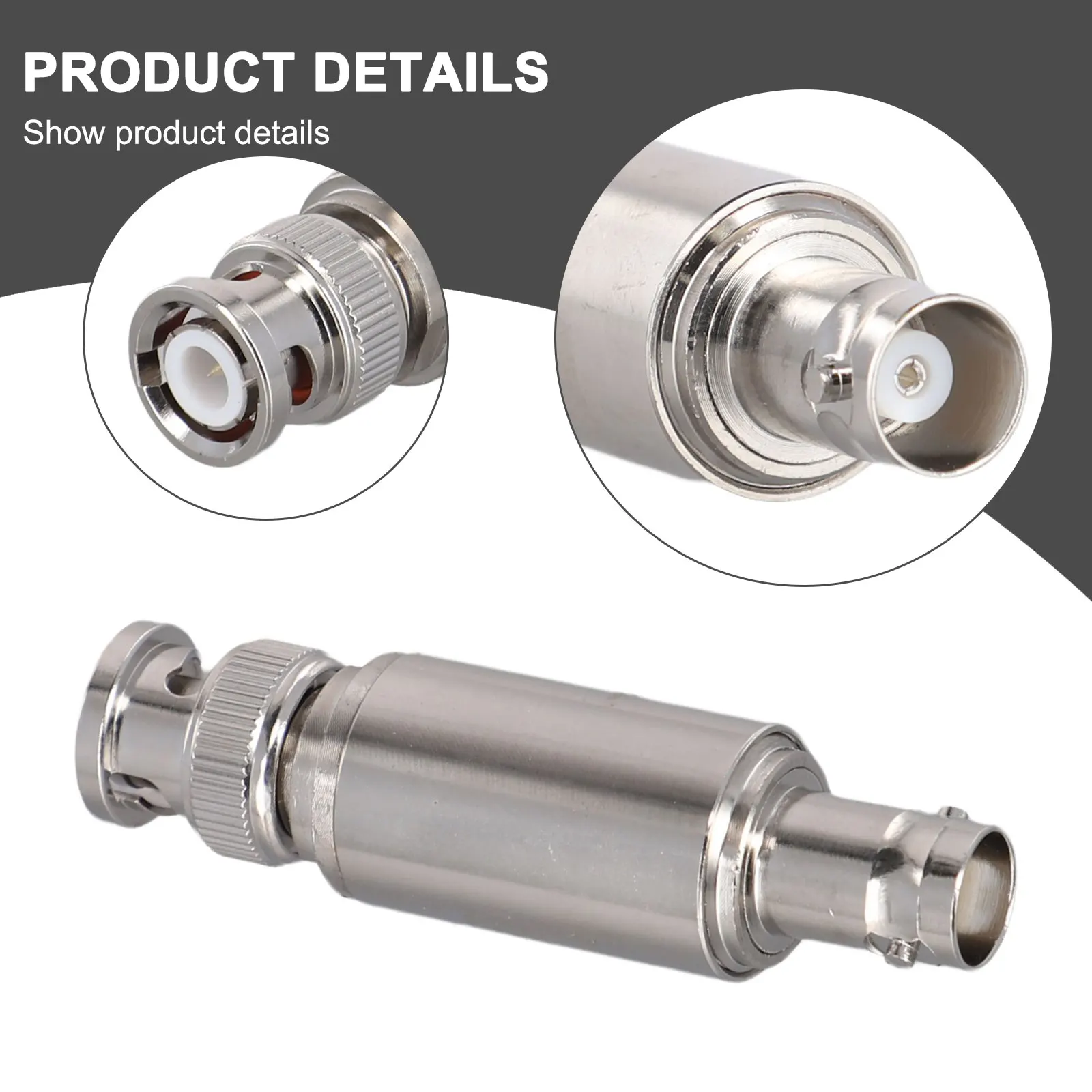 Fixed Attenuator BNC 40dB 5W DC to 3GHz 50 Ohm Male to Female Coaxial RF Attenuator for RF Signal Management and Testing