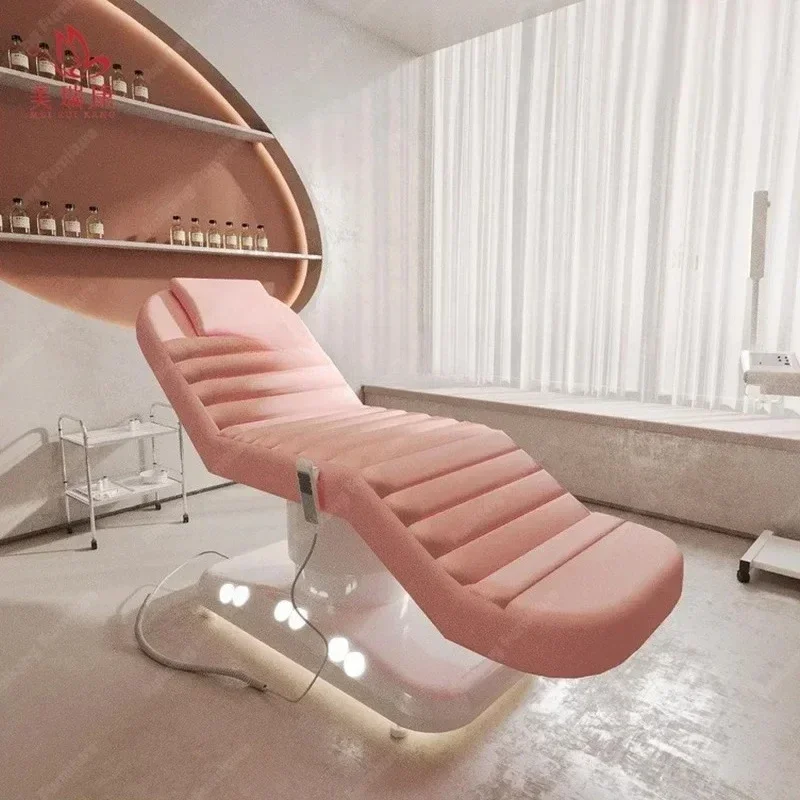 A16 New Electric Adjustable Facial Bed Foreign Beauty Salon Massage Medical Beauty Facial Bed Eyelash Massage Bed