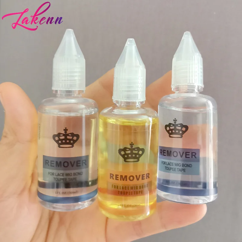 30ml Wig Glue Remover For Lace Wig/Toupee/Closure/Tape Hair Extension Clear Remover For Adhesive Tape Liquid Glue Remover