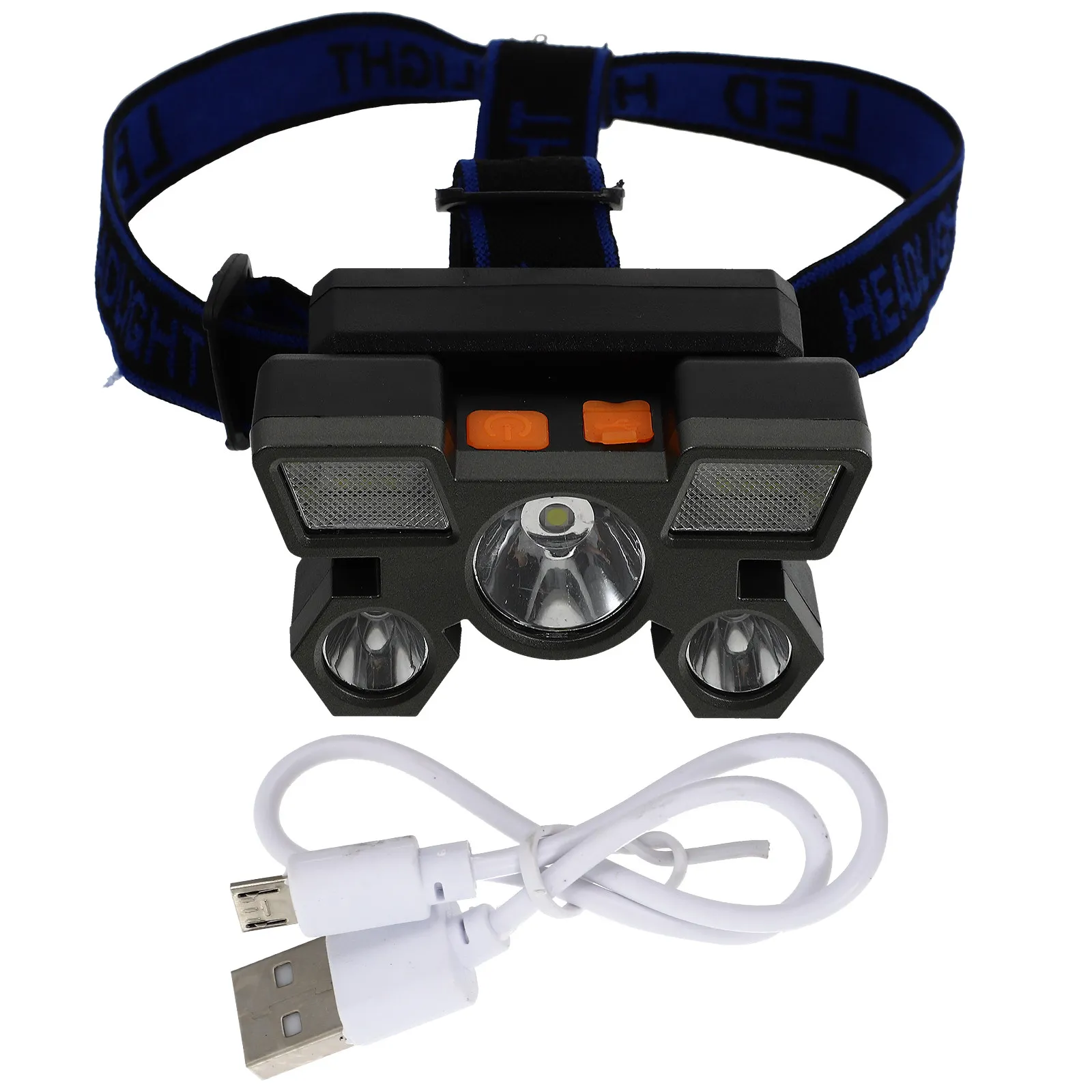 

Super Bright Led Headlamp Waterproof For Outdoor Running Hiking Fishing Camping Rechargeable Portable Working Lamp Flashlight