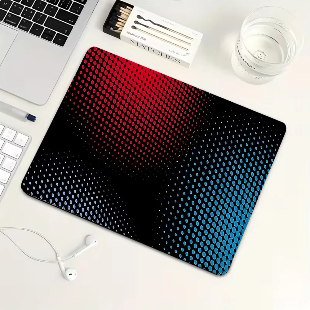 

Красно-черный коврик для мыши с градиентной текстурой, резиновый игровой коврик для мыши, коврик для механической клавиатуры, аксессуары для ПК, коврик для компьютерного стола