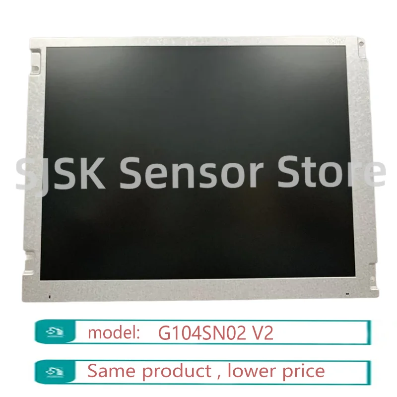 

G104SN02 V2 10.4 Inch SVGA 800×600 TN TFT LCD Screen 400cd/m² Matte LVDS Wide Temp Industrial Display Replacement