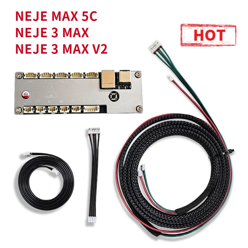 Replacement motherboard for MAX 4/3 MAX/3 MAX V2/MAX 5C Laser engraver and cutter - NEJE Software + NEJE APP + LASERGRB