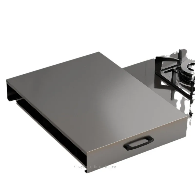 Kitchen Storage Rack Gas Stove Top Cover Protector Shield Induction Cooker Bracket Pot Base Holder for Kitchen Countertop