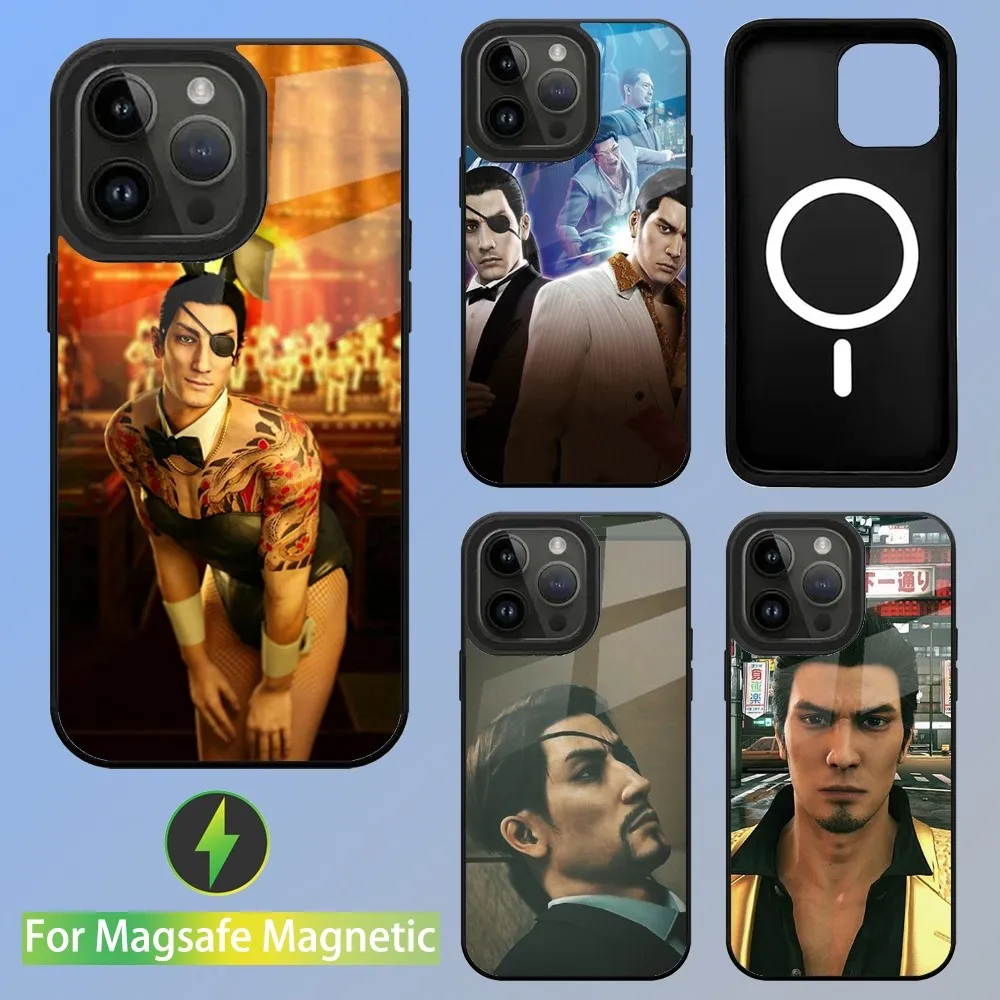 Yakuza 0 Game Phone Case For iPhone 15,14,13,12,11,Plus,Pro,Max Mini Magsafe Magnetic Wireless Charging