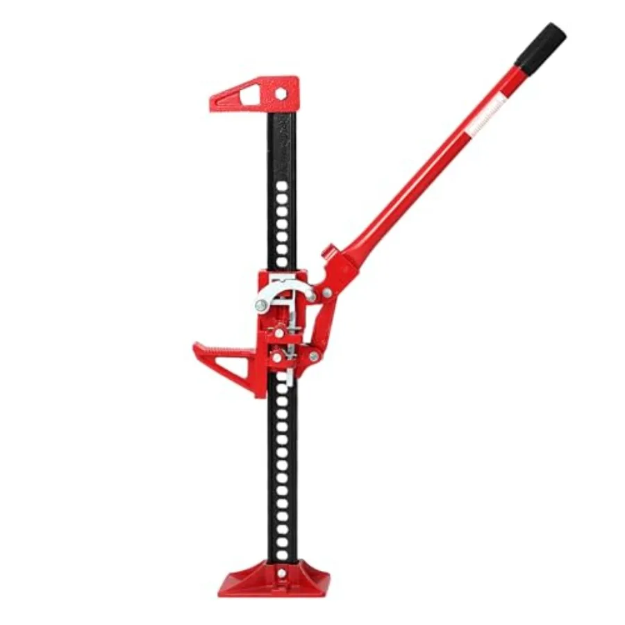 

33" Farm Jack 3 Ton Ccity Ratcheting Off Road Utility Heavy-Duty F-arm J-ack for Tractor Truck SUV Lift Hght 5.12-25.39 inches