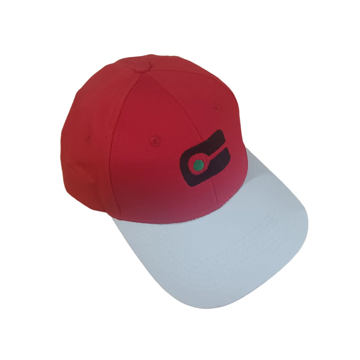 Pocketmonster Journeys Ash Ketchum تأثيري التطريز قبعة قبعة بيسبول بيضاء حمراء