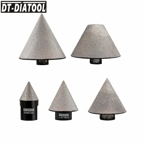 DT-DIATOOL 20-82mm 다이아몬드 모따기 밀링 비트 베벨 연마 확대 세라믹 도자기 타일 대리석 화강암 구멍 크라운 작업