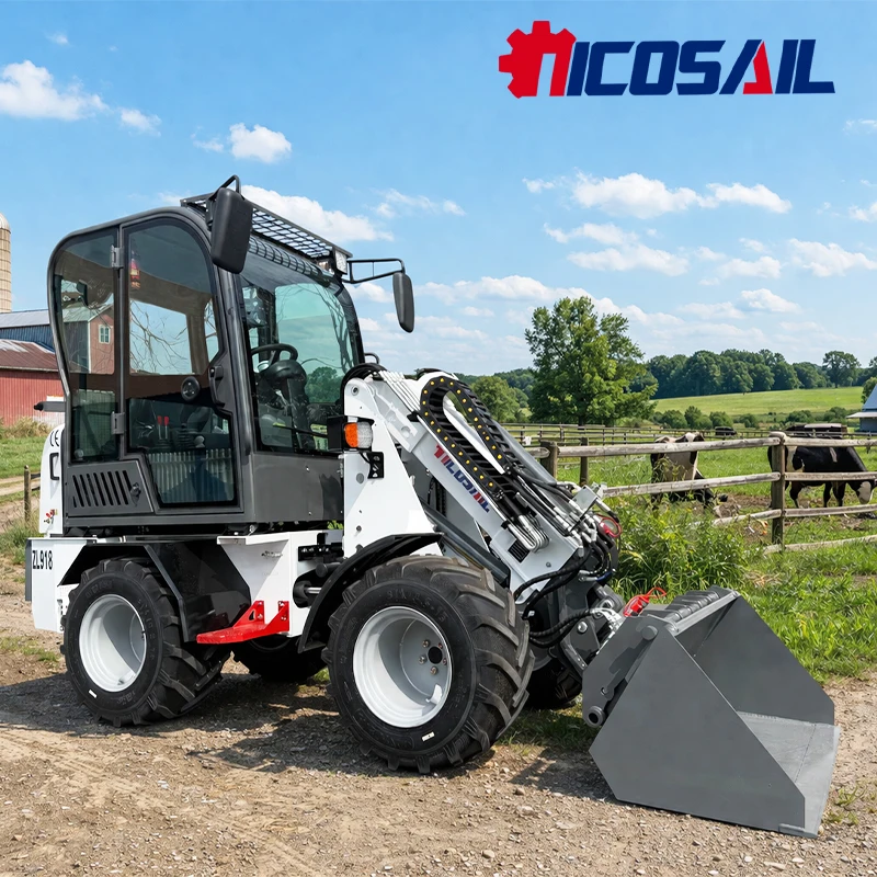 

Euro 5 Engine Telescopic Loader Farm Agricultural Machinery High Efficiency Mini Telehandle with Deposit