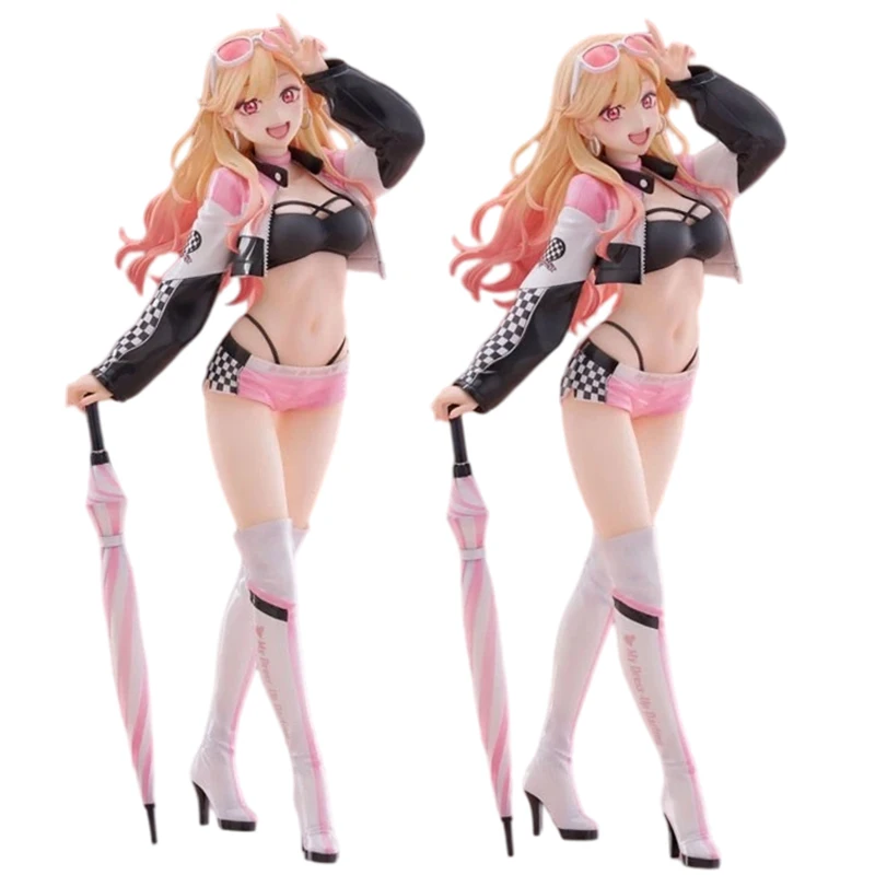23 cm My Dress-Up Darling Marin Kitagawa Race Queen Anime-Figur Sono Bisque-Puppe wa Koi wo Suru Actionfigur Modellpuppe Spielzeug