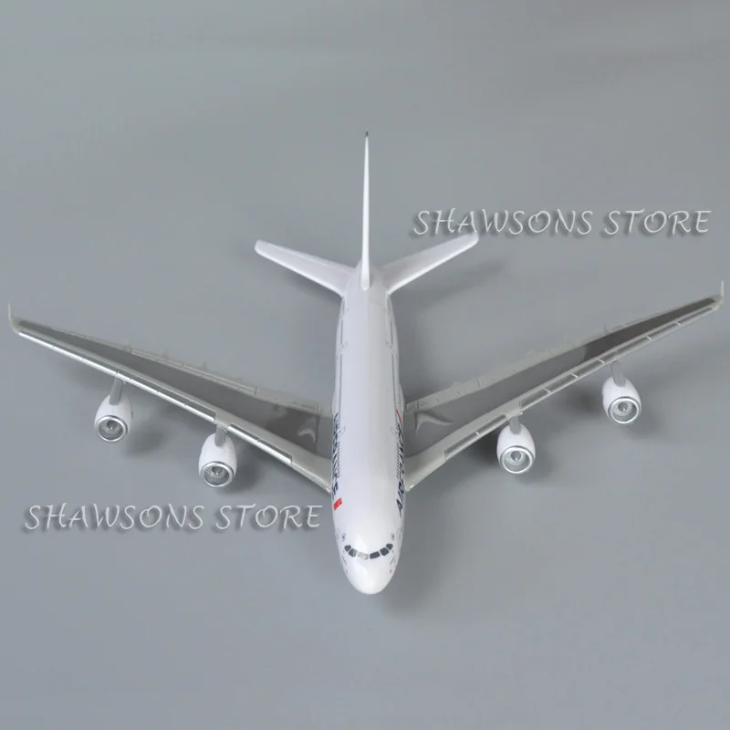 1:250 Scale Model Plane Toy Airbus A380 Aerobus Air France Airliner Aircraft Miniature Replica Airplane