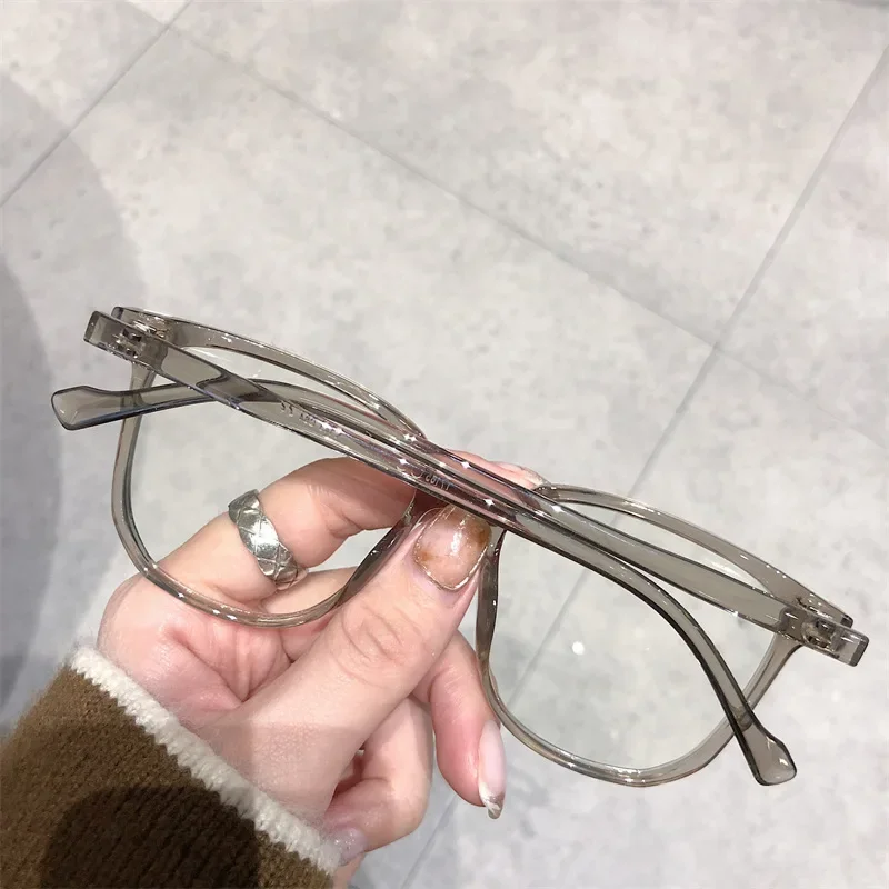 Finished Ladies Myopia Glasses Retro Anti Blue Light Blocking Near Sight Eyeglasses Optical Prescription Short-sight Eyewear