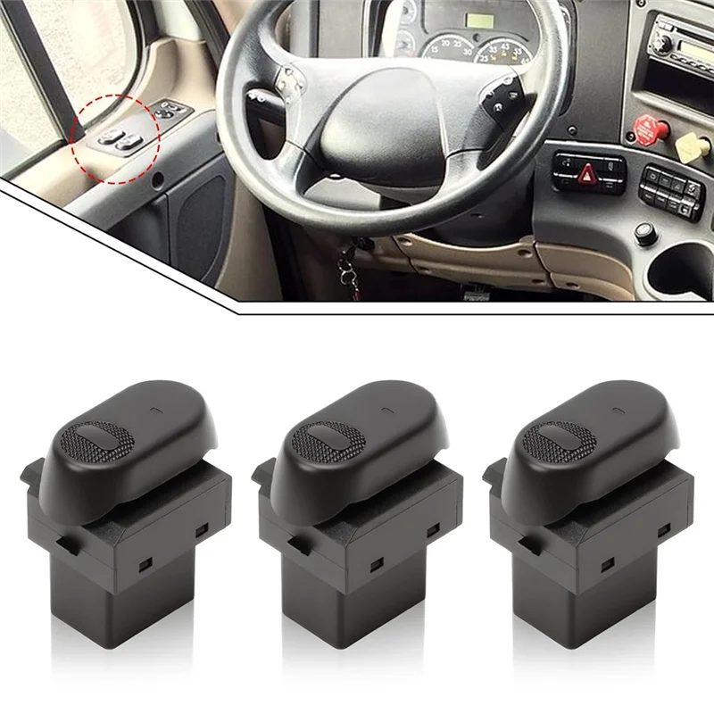 901-5203 12862662 reemplaza el interruptor de ventanilla eléctrica de alta resistencia para accesorios Freightliner Cascadia 200
