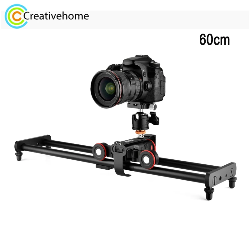 

YELANGU L60ES 60cm Splicing Slide Rail Track with L5i Dolly Car Follow Photography Kit App Control Shooting For Camera / Phone