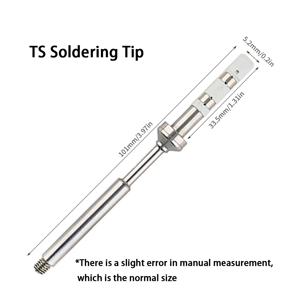 TS/T65 Heiß-Einpressmuttern-Set 3D Gewindebohrung Einsetzbare Heißschmelz-Messingmuttern Druckmutter-Set M2-M8 für TS101/Pinecil Lötkolben – Detail 10