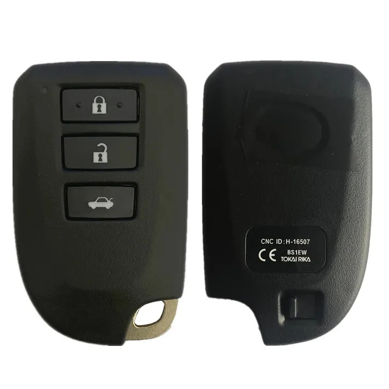 CN007139 Original 3 Button Smart Key For Toyota YARIS L VIOS Remote Fob 434MHz Texas 128-bit AES Chip FCCID BS1EW Keyless GO