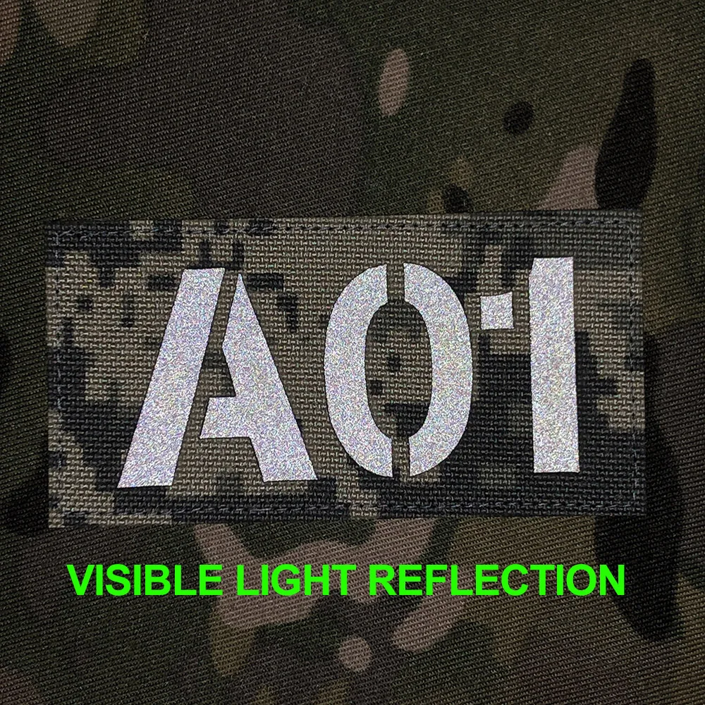 Laser Cutting IR IFF Infrared Reflection Custom Patch Radio Call Sign Name Tapes Black Letters Morale Tactics Military Airsoft