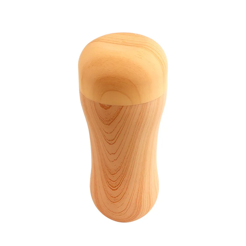 Taza de avión de grano de madera para hombre, simulación de Vagina, masturbación masculina, sensible al pene, entrenador duradero, Juguetes sexuales masculinos