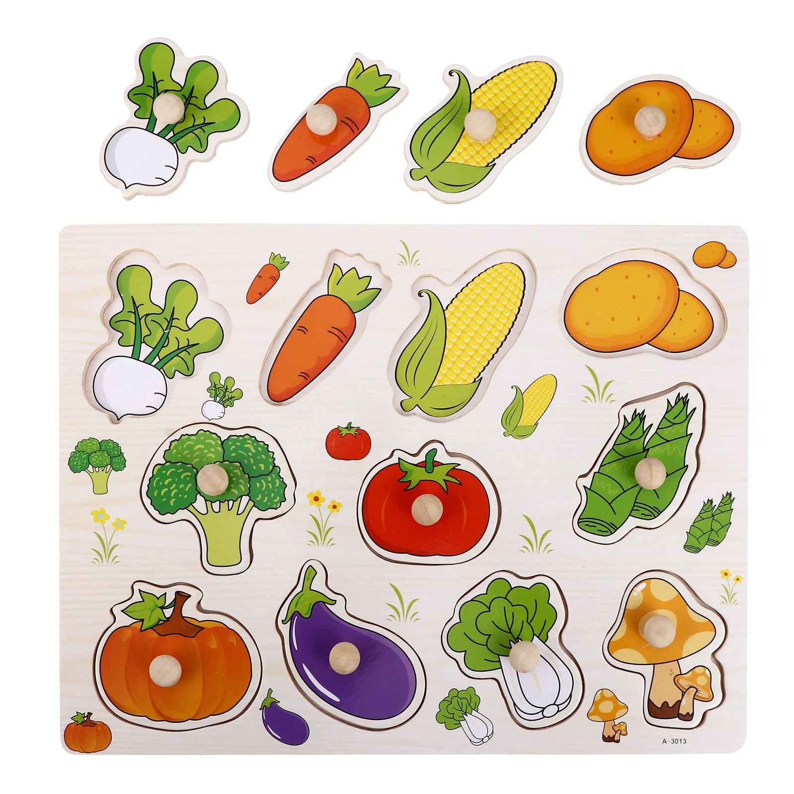 

1 комплект, детские головоломки, деревянные овощи, креативная развивающая игрушка, головоломка для раннего обучения для детей, деревянная игрушка-головоломка