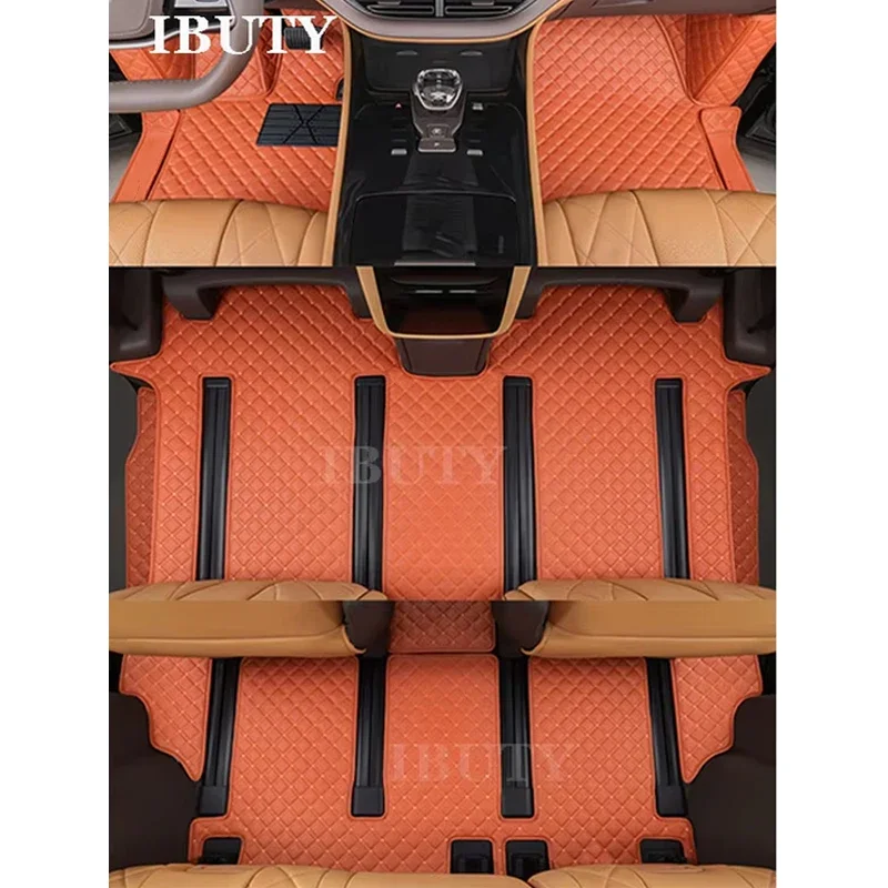 

For DENZA D9 2022-2025 Seven Seats Interior Accessories Car Floor Mats Footpad Liner Anti-dirty Protection Carpet Cover Pads