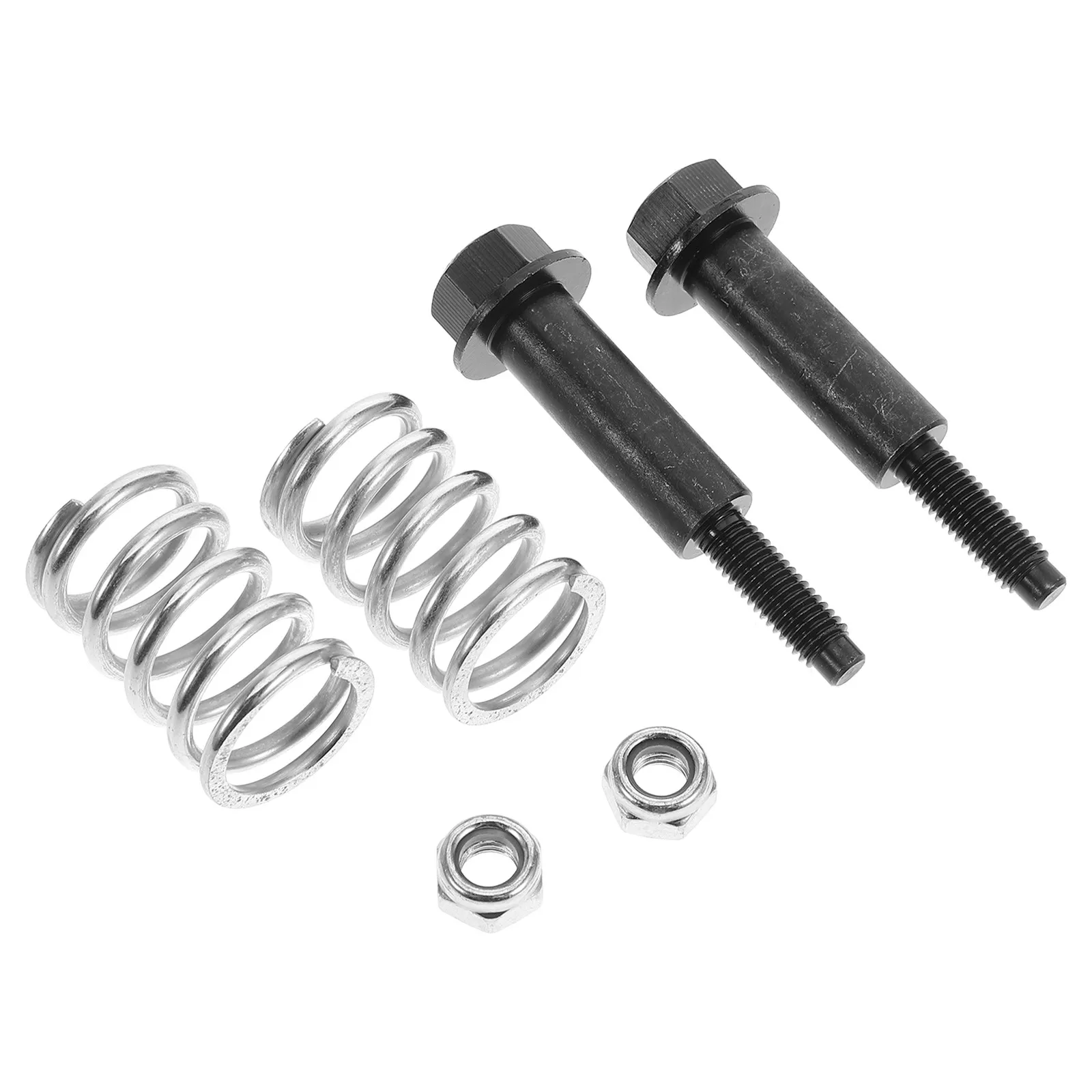 

1Set Automotive Exhaust Flange Bolt Spring Kit Metal Exhaust Manifold Bolt Nut Hardware Kit Enhances Performance No Tools