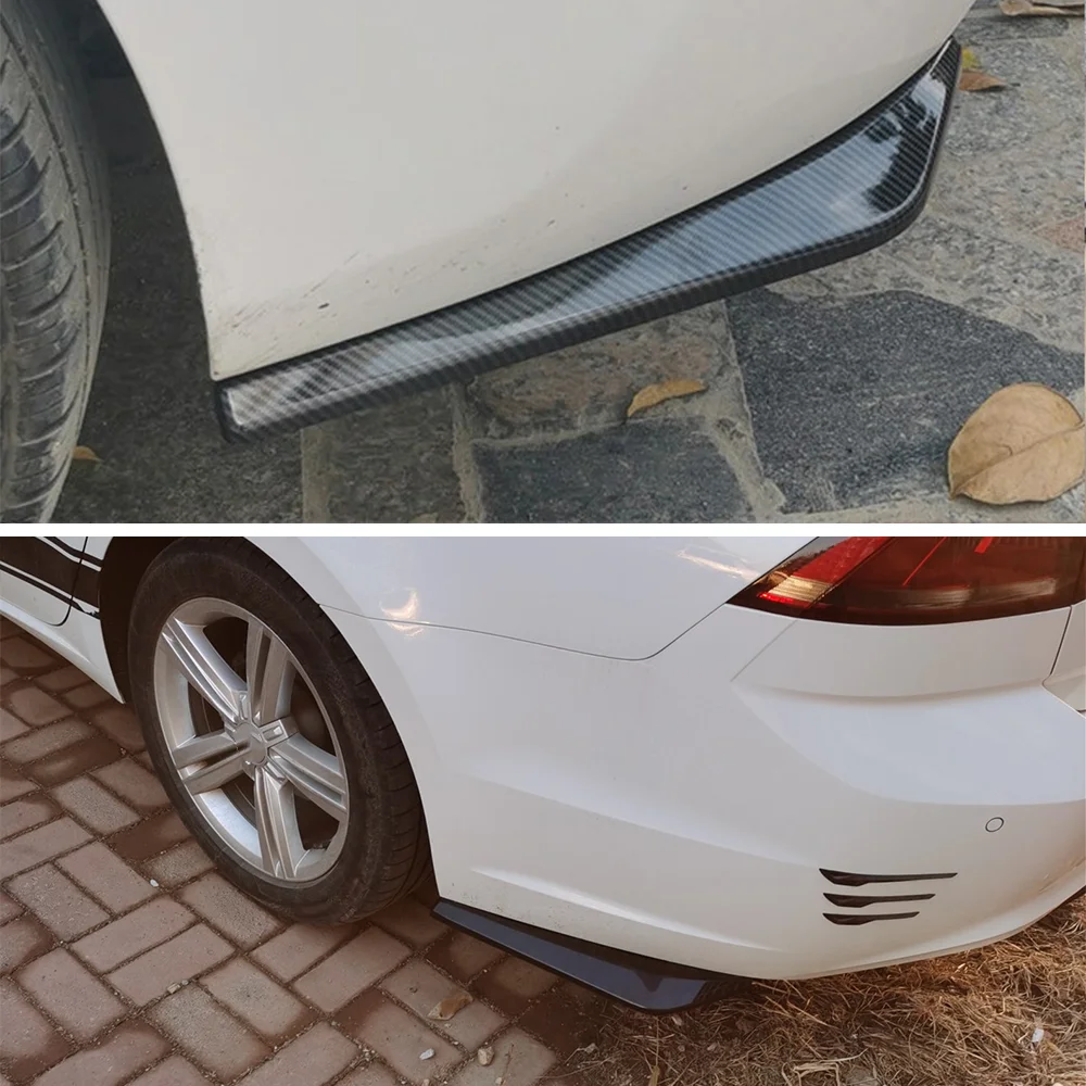 2PCS 자동차 앞 뒤 범퍼 스트립 립 스포일러 디퓨저 스플리터 스크래치 보호기 BMW E46 E90 E91 F30 F22 E60 F10 Audi A4 B8 썸네일 4