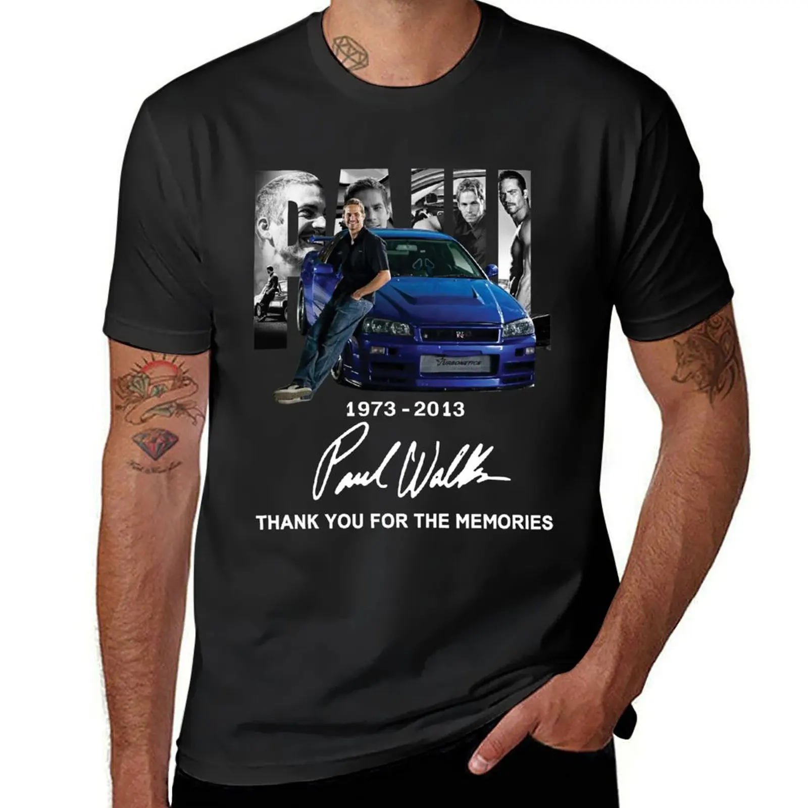 19732013 Páúl Wálkér Thank You For The Memories T T-Shirt tees plus sizes summer top Men's t shirts