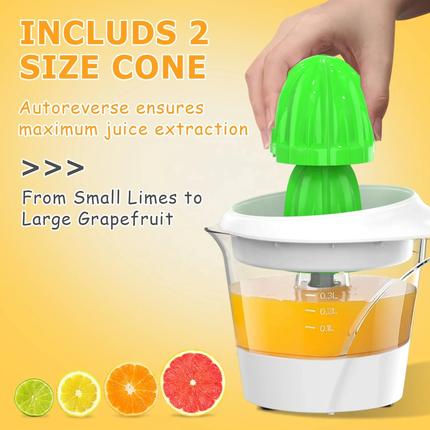 

-Electric Stainless Steel Blade Citrus Juicer Household Portable Mixer Lemon Squeezer Oran Juicer Blender Machine