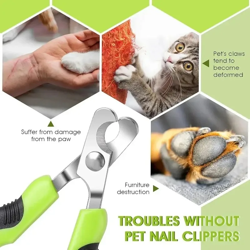 Hot Sale Cat Nail Toe Claw Clippers Trimmer Grooming Tools Animals Pet Supplies Stainless Steel Dog Nail Clipper Scissors image 5