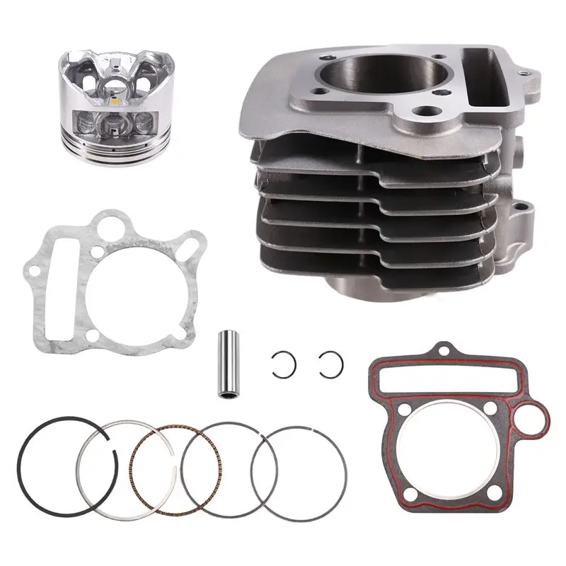 A58X-For YINXIANG YX140 140CC Motorcycle 56MM Engine Piston Cylinder Kit–Piston Ring Gasket Assembly