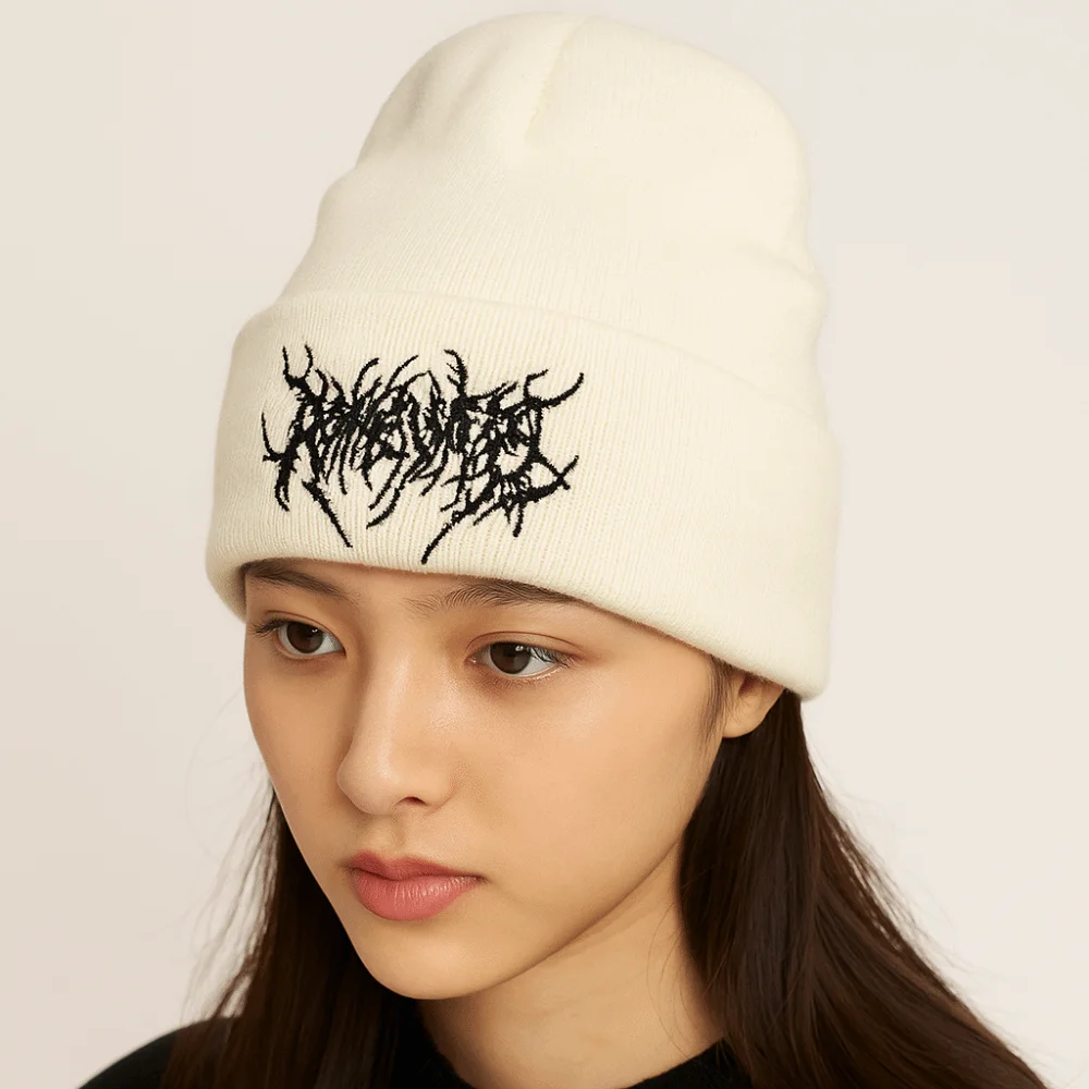 Fashion Warm Beanies Hats Casual Cold Proof Knitted Hat Windproof Pullover Hat Women