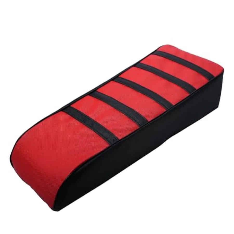 

Red Ribbed Mini Bike Seat Cover, Gripper Soft Seat Cover for Coleman ct200u Mini Bike 196cc Baja DB30, Hisun ct200u 196cc 200cc